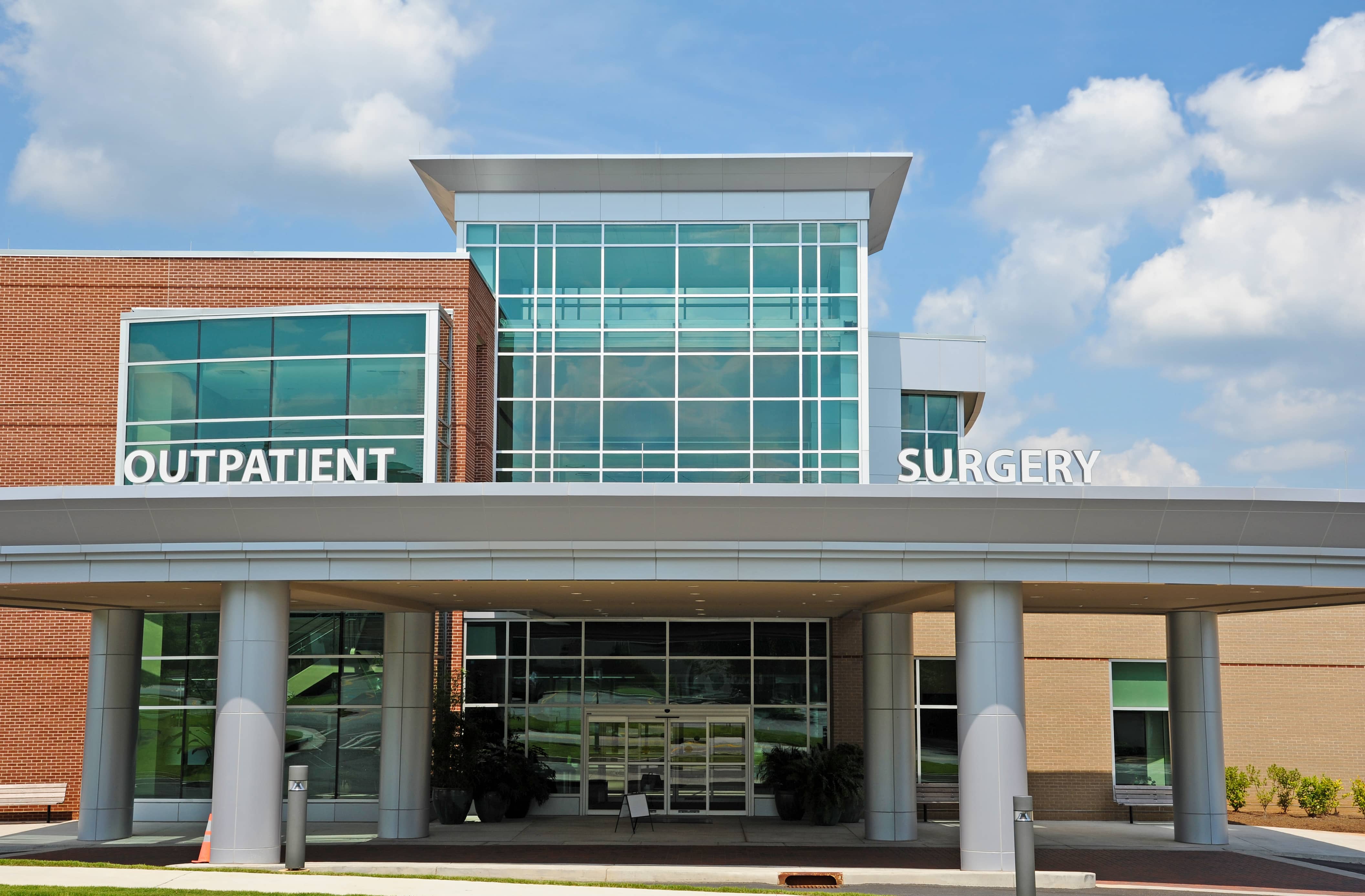 Exterior of outpatient surgery center building