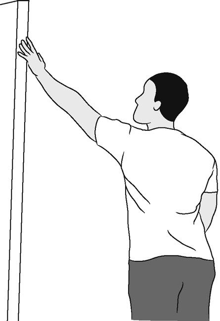 Illustration of walk up exercise (active)