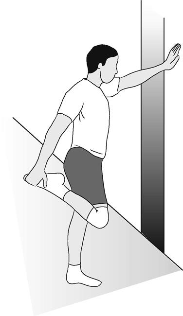 Quadriceps stretch, standing