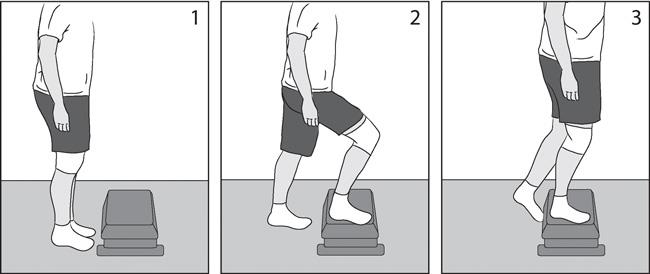 Step-ups, forward